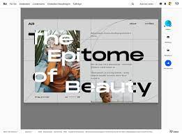 modernes website design