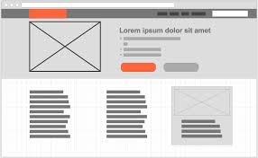 wireframe webdesign