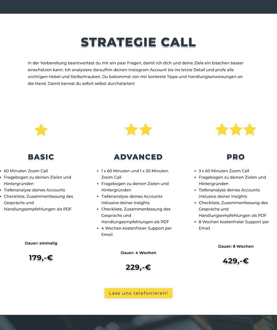 webdesign pauschalpreis