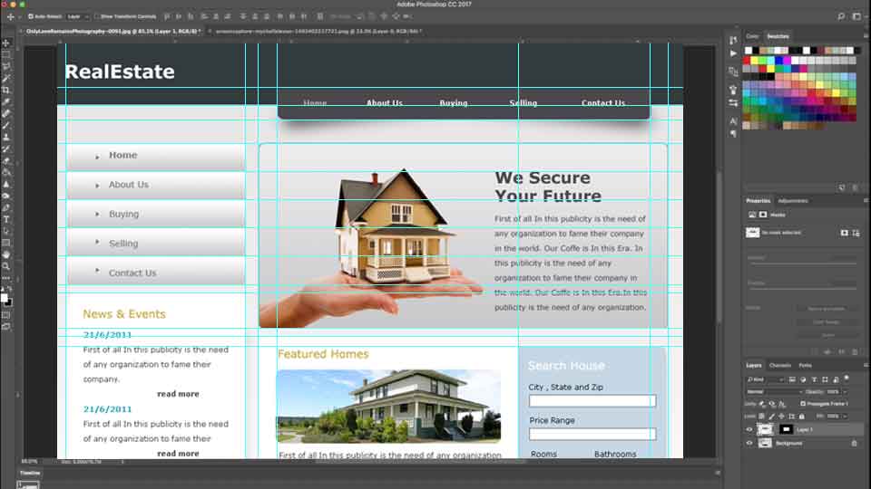 webdesign photoshop
