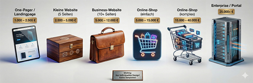 kosten webdesign